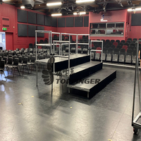 Plateformes de chœur Topfinger 2026 à prix avantageux, plateformes assises en aluminium, portables pour l'extérieur, avec pieds pliants pour mariage, événement, concert, chœur