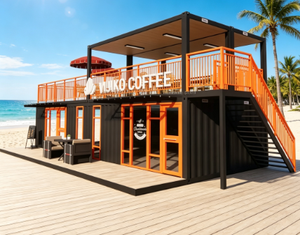 Kiosque alimentaire et boutique conteneurisée pop-up personnalisée de la marque <span class=keywords><strong>PINGUI</strong></span> avec garantie d'un an en plusieurs couleurs - Product Image 3