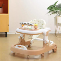 Andador para Bebés con Ruedas y Asiento 4 en 1, Andador de Aprendizaje de Alta Calidad, Andador para Sentarse y Ponerse de Pie, Andador para Niños