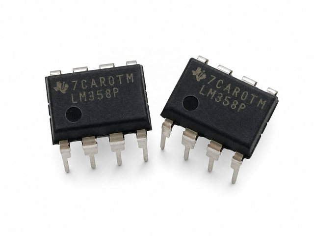 LM358P LM358 Dual Operational Amplifier IC DIP8 3V to 32V Single Supply Low Power Op Amp Through Hole