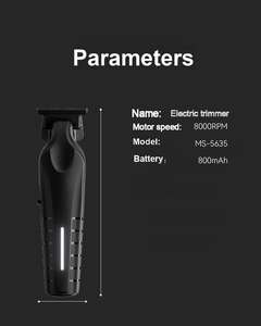 Recortadora <span class=keywords><strong>de</strong></span> Barba LED para el Hogar, Fácil <span class=keywords><strong>de</strong></span> Usar, Segura, Profesional, Recargable, Cortadora <span class=keywords><strong>de</strong></span> <span class=keywords><strong>Pelo</strong></span> Eléctrica para Hombres - Product Image 3
