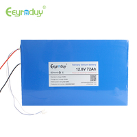 Batterie Lifepo4 12,8 V 72 Ah 921,6 Wh avec BMS pour éclairage solaire, éclairage public et stockage d'énergie domestique