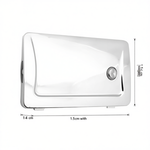 ปุ่มสปริงประตูโครเมียม 14 ซม. ยาว 60 ซม. สูง 1.5 ซม. กว้าง สำหรับอุปกรณ์เสริมประตูหน้าต่าง - Product Image 3