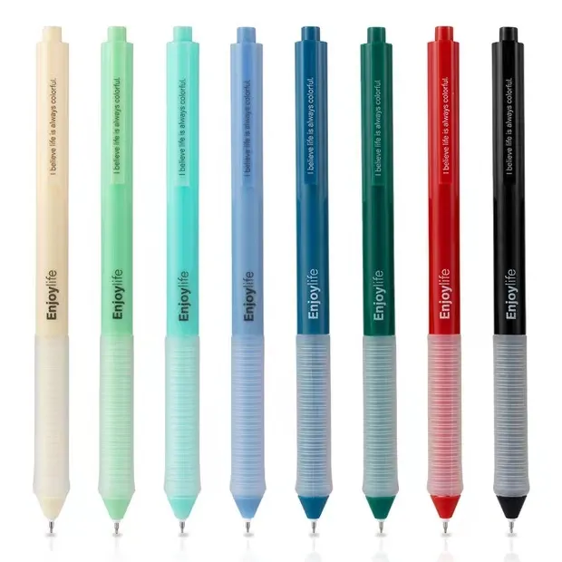 0.5Mm Zwart Persontwerp Met Gladde Kleurloze Rand Matte Pers Neutrale Pen