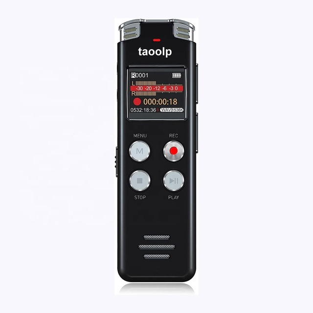 64GB Portable Digital Voice Recorder with Playback  Voice Activated Recorders for Lectures Meeting Interviews