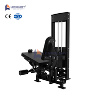 Chaise d'extension des jambes à double fonction pour entraînement des quadriceps, équipement de musculation professionnel