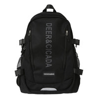 Sac à dos d'étudiant simple et décontracté pour ordinateur portable, unisexe, grande capacité, tendance Instagram, pour lycée et université