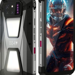5G Unihertz 15600mAh 12+256GB Rugged Smartphone Laser Protector Camping Light Cooling Fan Phone Android 14 Phone 8849 TANK 3S - Product Image 4