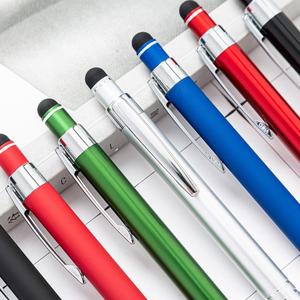 Promotion Bulk 2 in 1 Stylus Screen Aluminum Rod Metal Ballpoint <b>Pen</b> With Advertise Printable Engraved Personal Logo for Gift - Product Image 3
