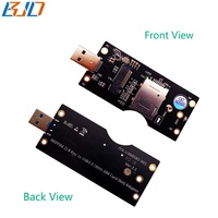Adaptateur sans fil USB 3.0 Type-A vers M.2 Key-B avec support pour 1 carte SIM pour module modem WWAN 5G 4G LTE