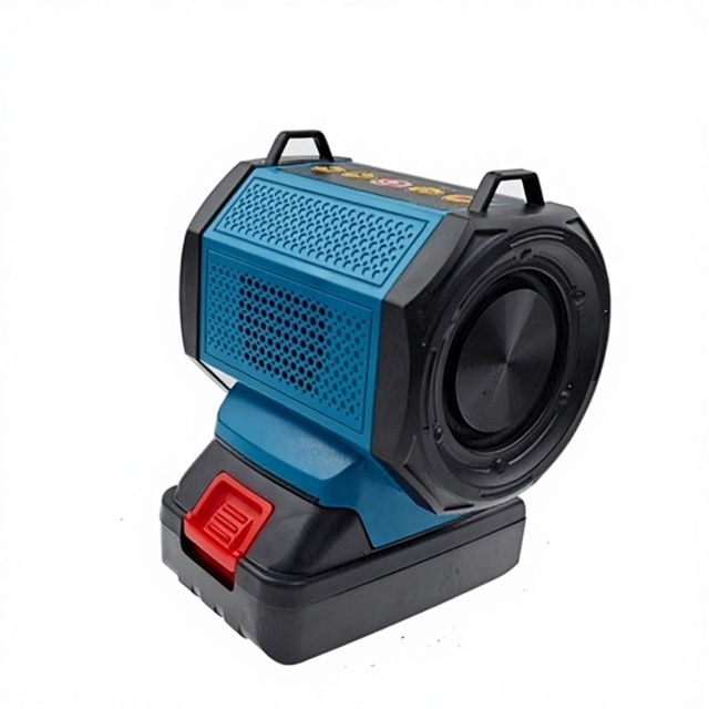 20W Bluetooth Jobsite Speaker | 21V Power Tool Battery Compatible | IPX5 Waterproof | Portable Wireless Stereo for Construction