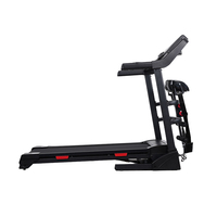 Tapis roulant électrique pliable haute sécurité 1-18 KM/H pour usage domestique avec écran LED affichant temps, vitesse, distance, calories et fréquence cardiaque