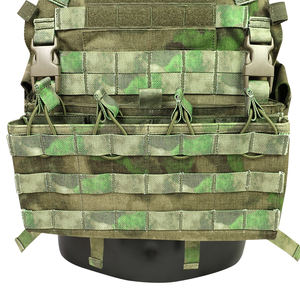 Gilet tactique de protection imperméable et léger en polyester avec système MOLLE, gilet d'entraînement camouflage - Product Image 6