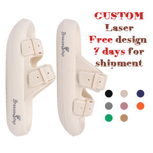 Dép nữ quai ngang kiểu dáng thời trang đế dày êm như gối chất liệu EVA, thiết kế chống trơn trượt - Product Image 1