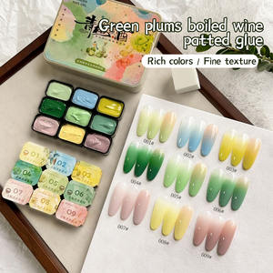 Vente en gros de vernis à ongles sans hema de haute qualité, palette de crème gelée solide, série de couleurs, vernis gel uv - Product Image 1