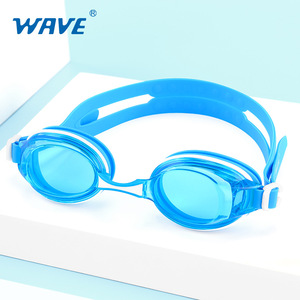 แว่นตาว่ายน้ำ WAVE เลนส์ PC ป้องกันฝ้า ซิลิโคน อุปกรณ์ว่ายน้ำสำหรับผู้ใหญ่แบบสากล - Product Image 5