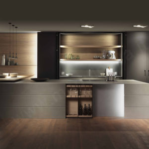 Muebles de Cocina Modernos de Madera Maciza de Lujo Estándar Australiano, Conjuntos de Diseño de Muebles Chinos, Puerta Lacada, Bisagra, Isla, Melamina - Product Image 1
