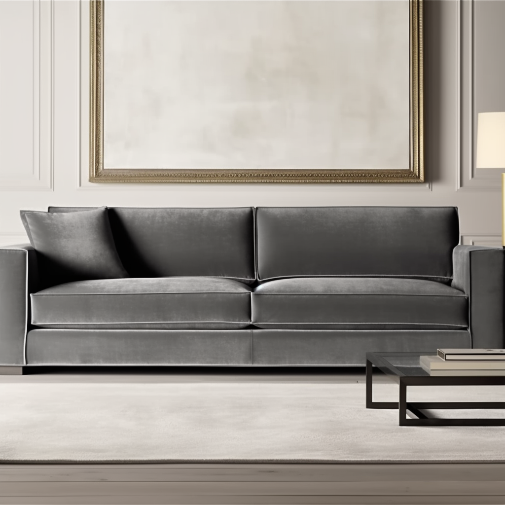 High End Modern American Design Living Room Furniture Luxury Fabric Sofa Set