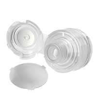 Nouveau design Bouchon de valve en silicone à sens unique sans retour Fermeture à rabat en plastique avec doublure d'étanchéité à induction