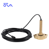 Sonde de transducteur de détecteur de poisson à ultrasons 600W 50 & 200KHz fournitures marines avec capteur sonar