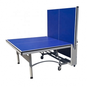 Mesa de Ping-Pong Konford de Alta Calidad, 25 mm, MDF/HDF, OEM, Equipo de Entrenamiento, Plegable, con Ruedas - Product Image 1