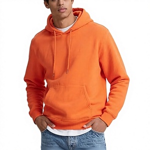 Custom Men's Solid Knitted Anti-Wrinkle Design Logo 100% Cotton Pullover Streetwear <b>Hoodie</b> <b>Plain</b> Dyed Digital Waterproof - Product Image 1