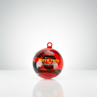 Boule extinctrice automatique 2,8 kg, poudre sèche ABC, boule anti-incendie classe A B C E F, couverture de 6 m3 pour la maison, la cuisine, la voiture, l'entrepôt