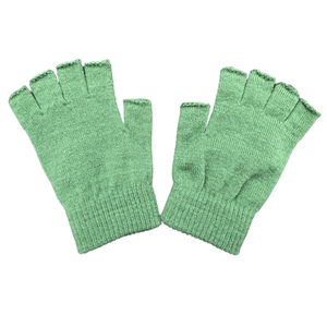 2026 Customized Warm Stretch Knitted Blank Style Fingerless <strong>Gloves</strong> Without Logo - Product Image 6