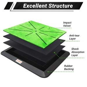 Tapetes de Práctica de Golf, Equipo de Entrenamiento, Tapete de Práctica de Golf con Retroalimentación Instantánea del Trayectorio del Swing, Tapetes de Entrenamiento de Golf Reemplazables - Product Image 4