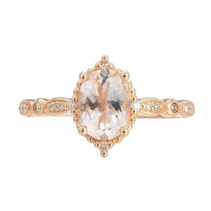 Anillo de Moissanita Chapado en Oro con Diamante de Corte Redondo, Joya de Plata 925 con Diseño de Joyería Permanente - Product Image 2