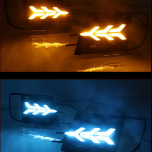 Pour VW <span class=keywords><strong>Tiguan</strong></span> 2013 2014 2015 2016 feux de jour modifiés <span class=keywords><strong>led</strong></span> antibrouillard Streamer direction barre avant feux de jour - Product Image 5