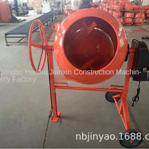 Pequeña mezcladora móvil eléctrica para construcción de ingeniería, mortero de cemento y hormigón, planta dosificadora de hormigón - Product Image 4