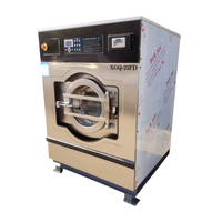 Laveuse centrifugeuse verticale à pression pour serviettes, jeans et textiles, à monnayeur, 25 kg, usage intensif, état neuf