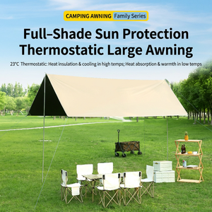 Tente d'extérieur pliable portable, abri solaire, auvent de camping pour pique-nique, protection solaire – Meilleures ventes - Product Image 4