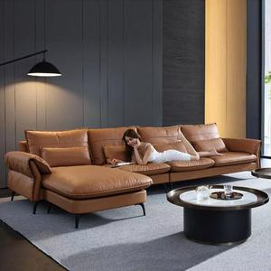 Latest Design Modern Sofa Set Furniture L Shape <strong>Couch</strong> Luxury Minimalist Italian Light Simple Sofa Design Living Room Sofa Cheap - Product Image 1