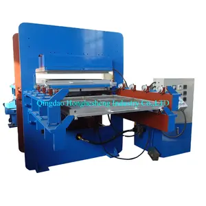 High efficiency rubber tile vulcanizer making machinery/vulcanizing press manufacture plant