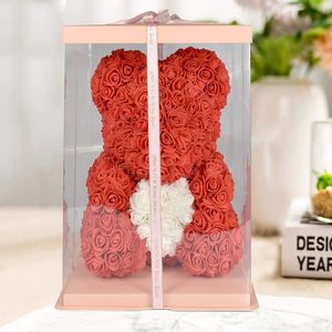 Ours en roses OEM 2026 A/B 25CM – Ours en peluche en forme de rose pour la Saint-Valentin et Halloween pour petite amie - Product Image 4