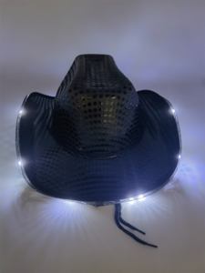 Gorro de Fiesta de Neón, Gorras de Jazz Hechas a Mano para Conciertos, Diwali, San Valentín, Navidad - Product Image 6