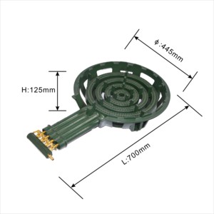 C50 Table de cuisson extérieure intelligente à haute efficacité à 4 anneaux, à ébullition rapide, économe en énergie, cuisinière à gaz portable LP en fonte pour la maison et les hôtels - Product Image 6