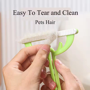 Venta al por mayor <span class=keywords><strong>barato</strong></span> hogar alfombra cepillo de limpieza capa pelusa removedor de pelo de mascotas raspador de pelo fácil de usar producto para mascotas - Product Image 6