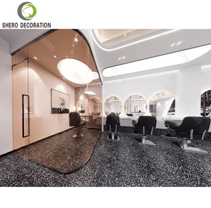 Design d'intérieur de salons de coiffure de luxe, station de coiffure moderne et durable sur mesure pour salon de coiffure, mobilier de salon de coiffure. - Product Image 3