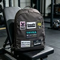 Écussons en caoutchouc PVC HYROX personnalisés avec logo de marque pour vêtements et sacs de fitness CrossFit, badges 3D gaufrés à scratch