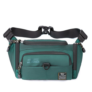 Outdoor Waterproof Hip Travel Smart Custom Messenger Bum Belt Sling <b>Chest</b> Crossbody Fanny Pack Men's Bag Waist Bags - Product Image 3