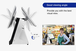 Sistema POS táctil de pantalla dual de 15,6 pulgadas Segunda pantalla para máquina <span class=keywords><strong>Registradora</strong></span> para Servicios de Impuestos - Product Image 5