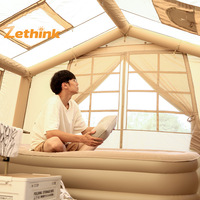 Tente Gonflable Zethink ZT-058 – Maisonnette de Luxe Légère pour Camping en Plein Air, Villa de Parc pour Nuitée, Épaissie, Portable, Sans Montage