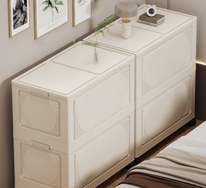 Caja de Almacenamiento de Plástico PP de Estilo Moderno, Armario Doméstico con Organización Plegable y Apilable - Product Image 5
