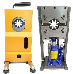 חדש מיני רכב מיזוג אוויר צינור ידני לחץ הידראולי נייד מיזוג אוויר צינור ראש צינור אבזם תיקון לחץ - Product Image 3