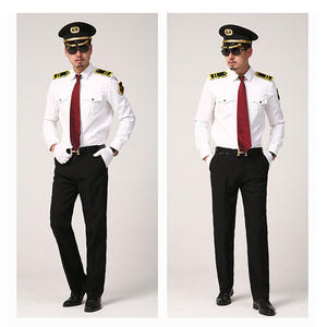 Uniformes de <span class=keywords><strong>guardia</strong></span> de seguridad de primavera y otoño, camisa blanca de manga larga para puerta de Hotel, traje de bienvenida de bienes raíces para verano, manga corta - Product Image 2