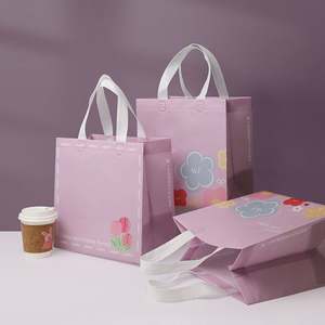 Bolsa Térmica Aislante para Alimentos, Personalizable con Logotipo, de Tela No Tejida, para Postres, Almuerzo, Comida para Llevar y Entrega a Domicilio - Product Image 3