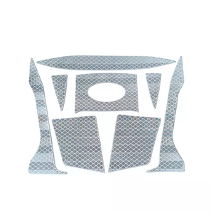 Autocollant réfléchissant personnalisé de qualité diamant, autocollant réfléchissant imperméable à haute visibilité pour voiture, vélo, <span class=keywords><strong>casque</strong></span> - Product Image 2